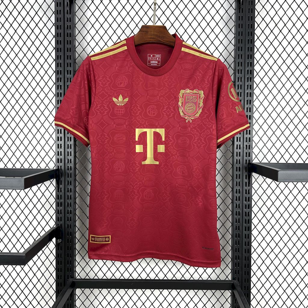Bayern Munich Soccer Jersey Shirt 2025/26 125th Anniversary