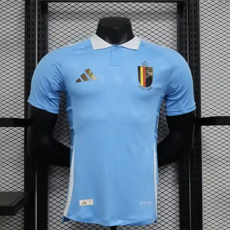 Belgium Authentic Soccer Jersey Away Shirt EURO 2024