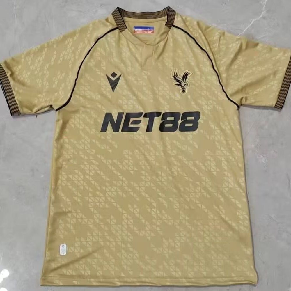 Crystal Palace Football Jersey Away Eagle Gold Custom Shirt 2025/26