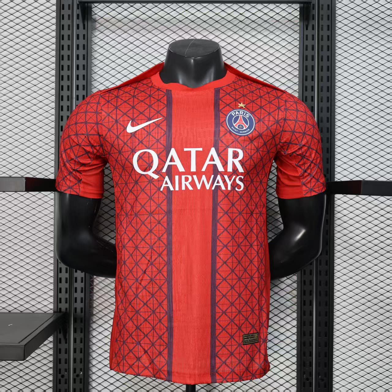 Authentic Soccer Jersey PSG Pre-Match Shirt 2025/26