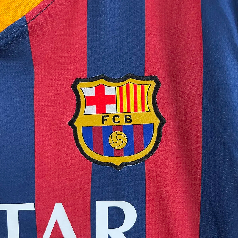 Barcelona Retro Jersey Home Soccer Shirt 2013-14