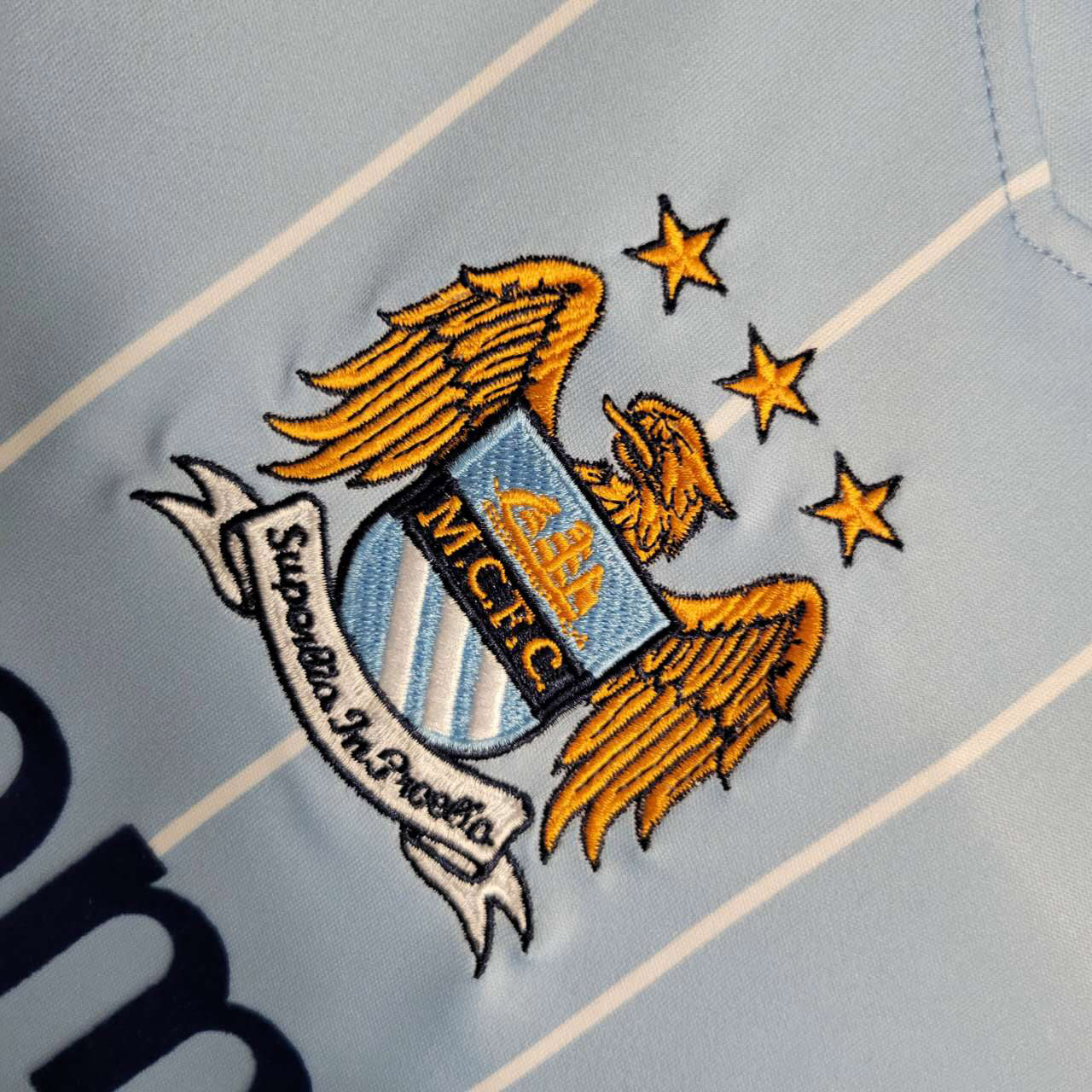 Manchester City Retro Home Football Jersey Shirt 2007/08