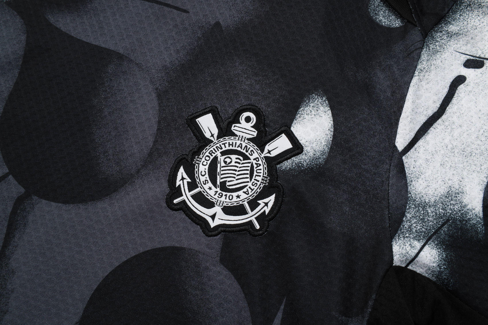 Corinthians Training Jersey Kit Black 2025