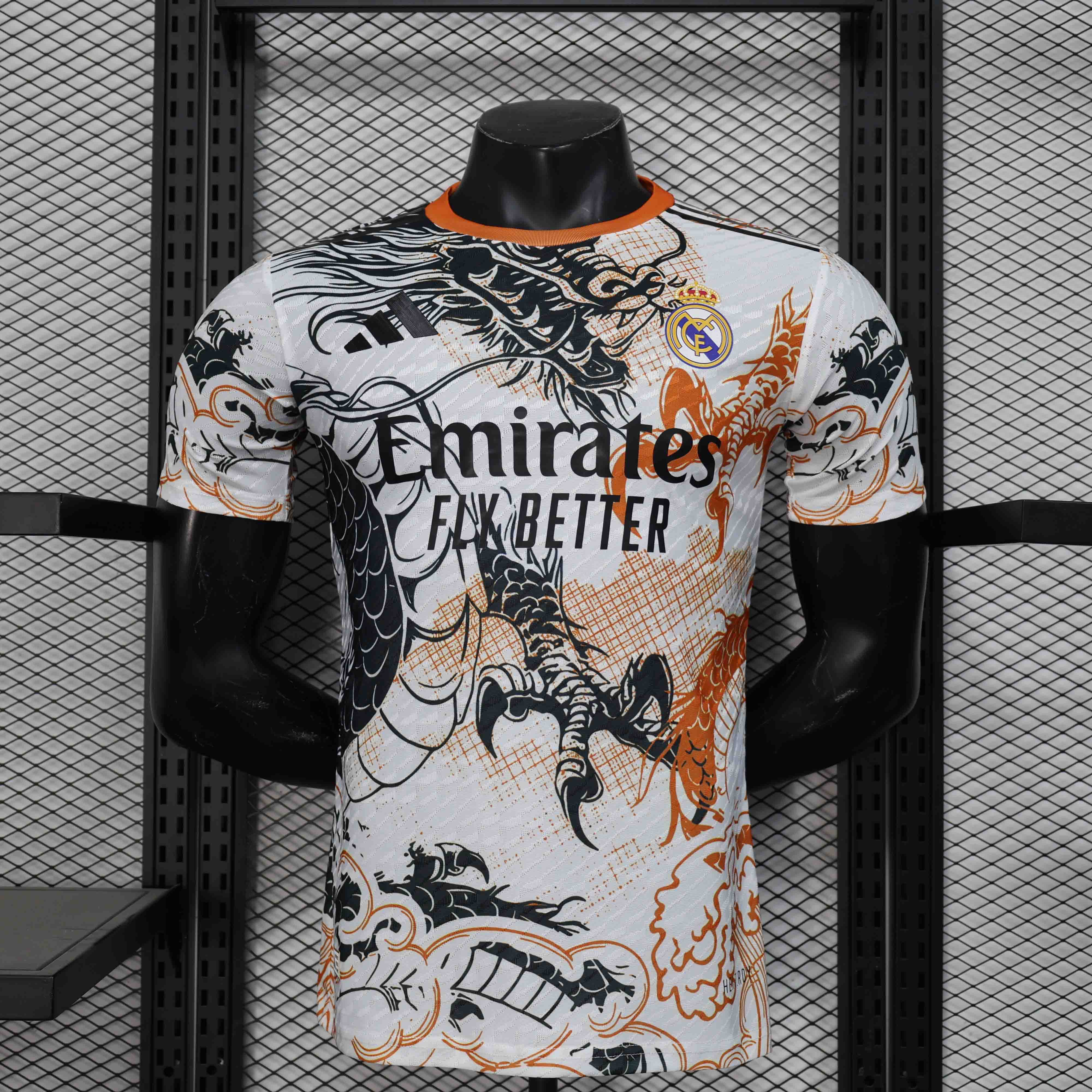 Real Madrid Authentic Soccer Jersey Dragon Special Edition Shirt 2025/26