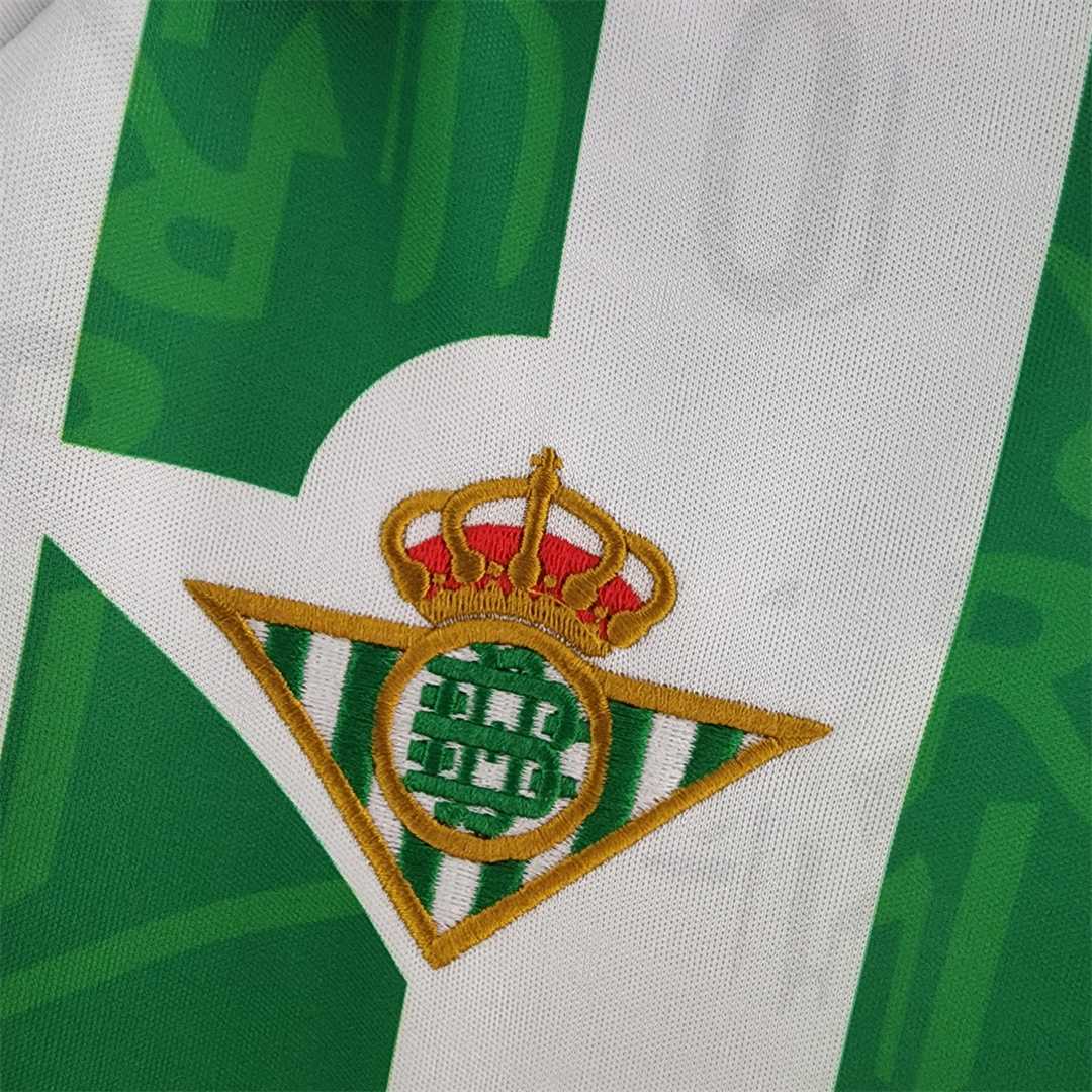 Real Betis Retro Jersey Home Soccer Shirt 1994/95