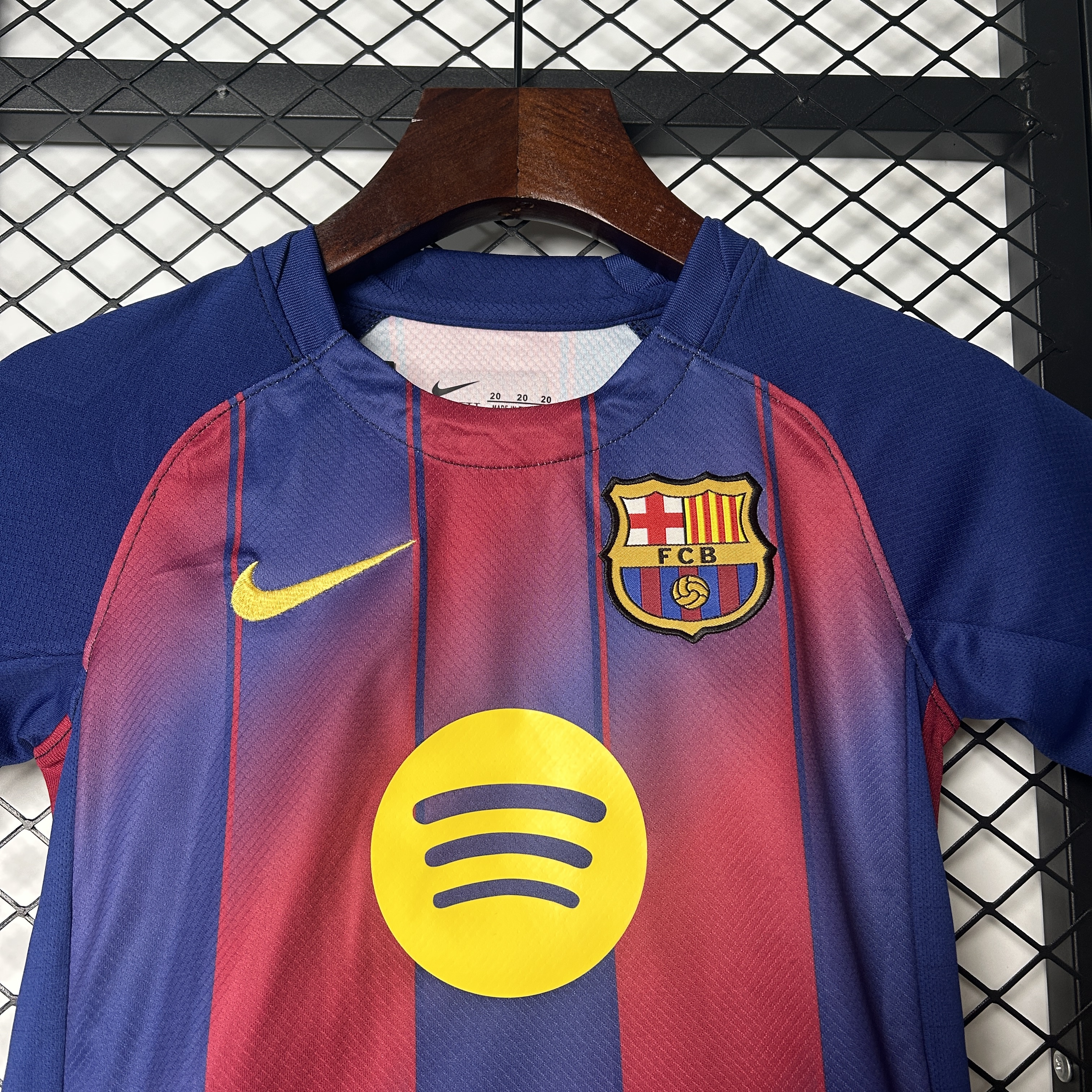 Barcelona Home Soccer Kids Kit Jersey+Shorts 2025/26
