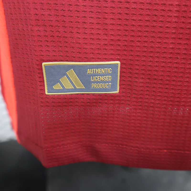 Manchester United Authentic Home Long Sleeve Football Jersey Shirt 2024/25