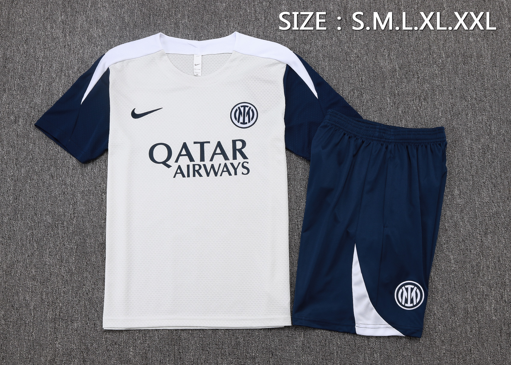 Inter Milan Training Jersey Kit White 2025/26