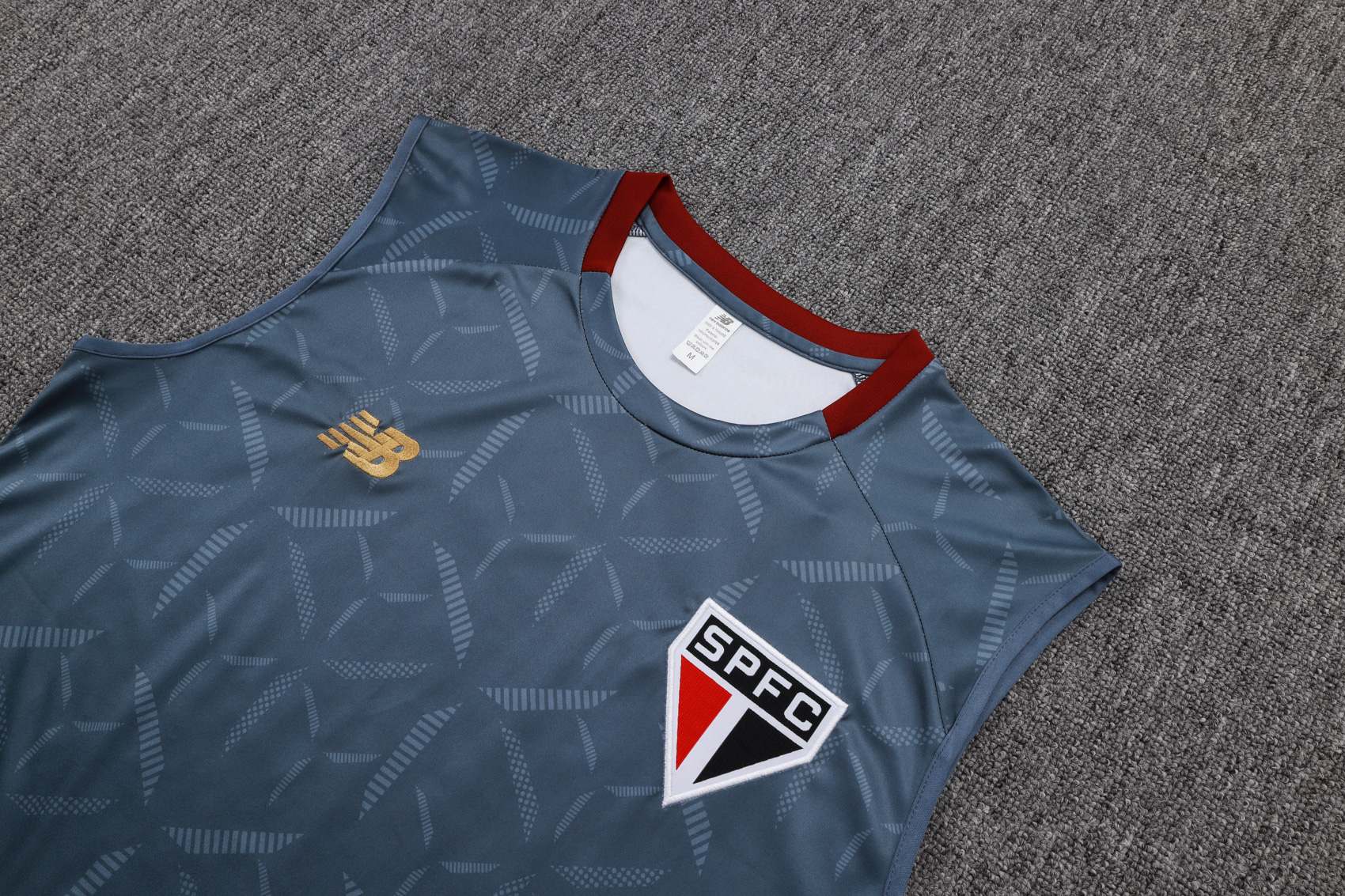 Sao Paulo FC Sleeveless Training Kit Gray 2025