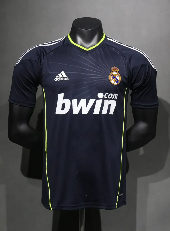 Real Madrid Authentic Retro Jersey Away Soccer Shirt 2010/11