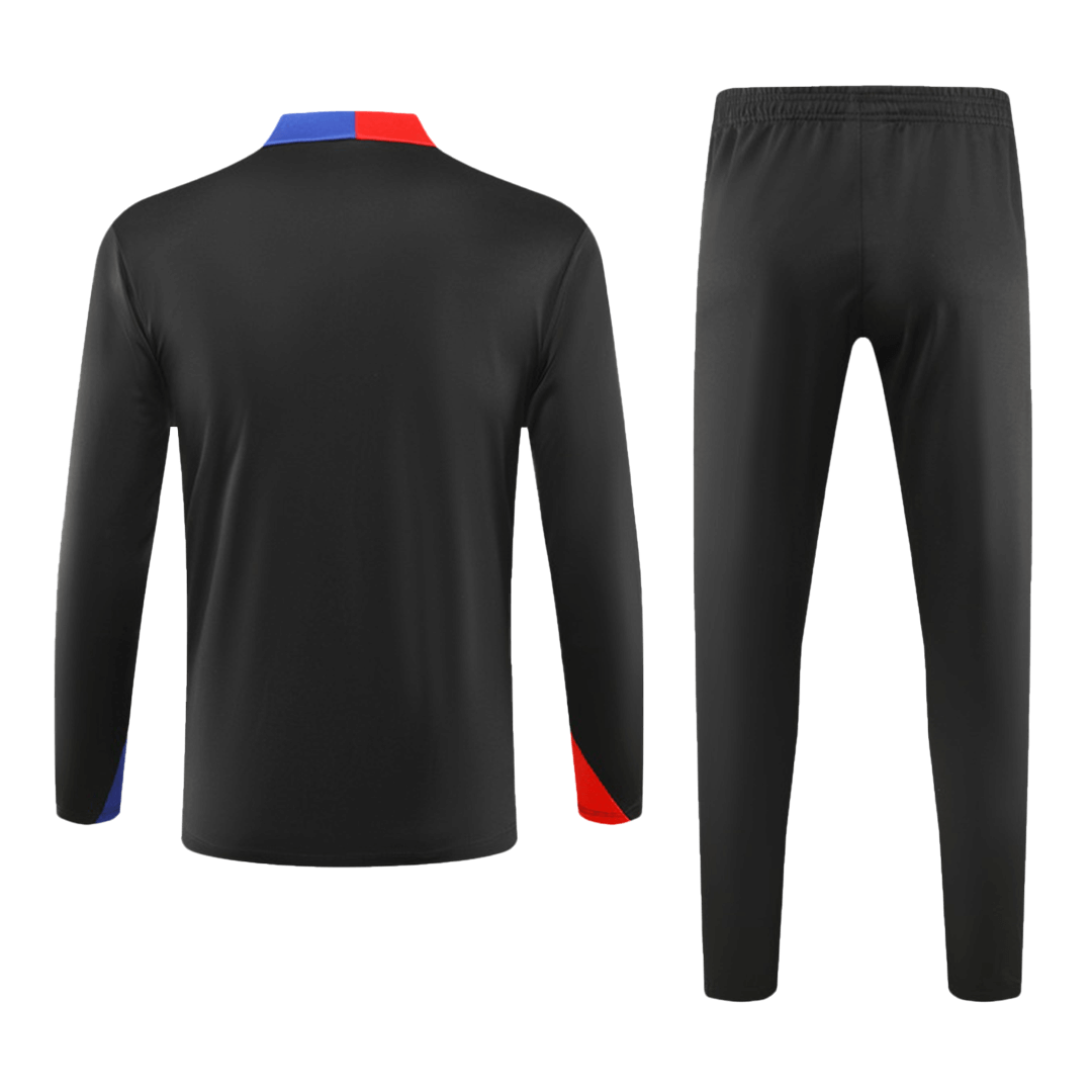 Barcelona Zipper Sweatshirt Kit (Top+Pants) 2024/25