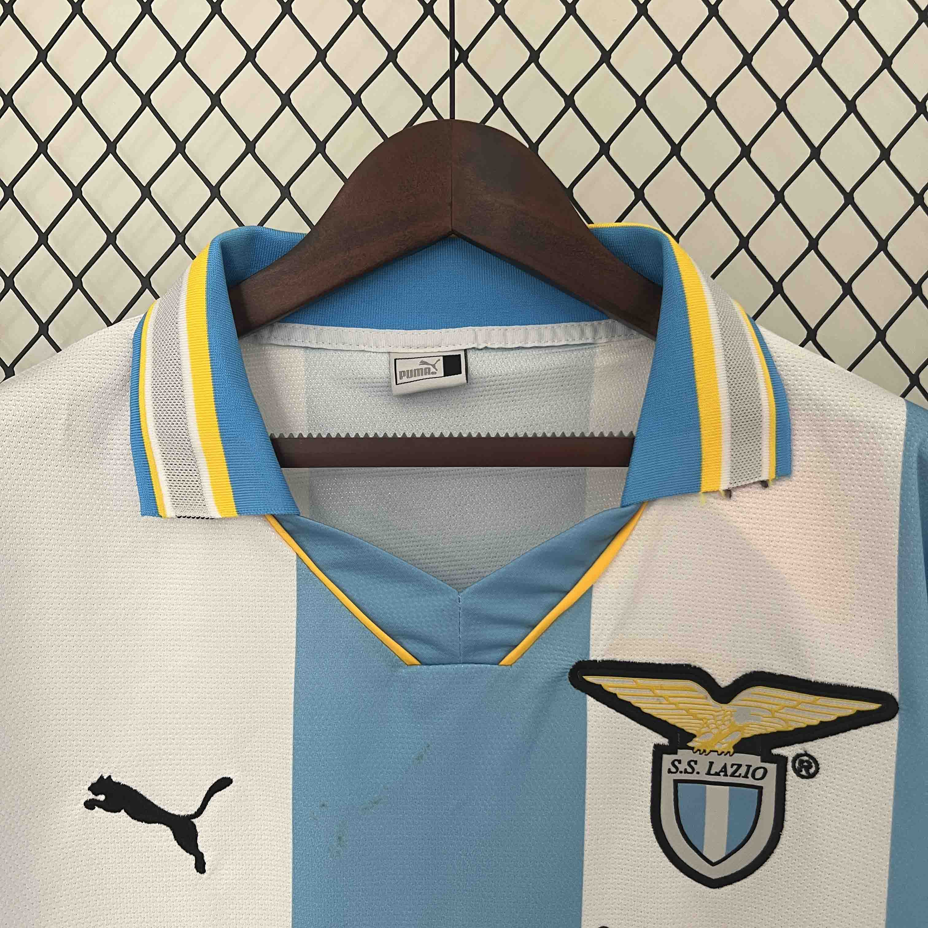 Lazio Retro Soccer Jersey Home Custom Shirt 1999-00