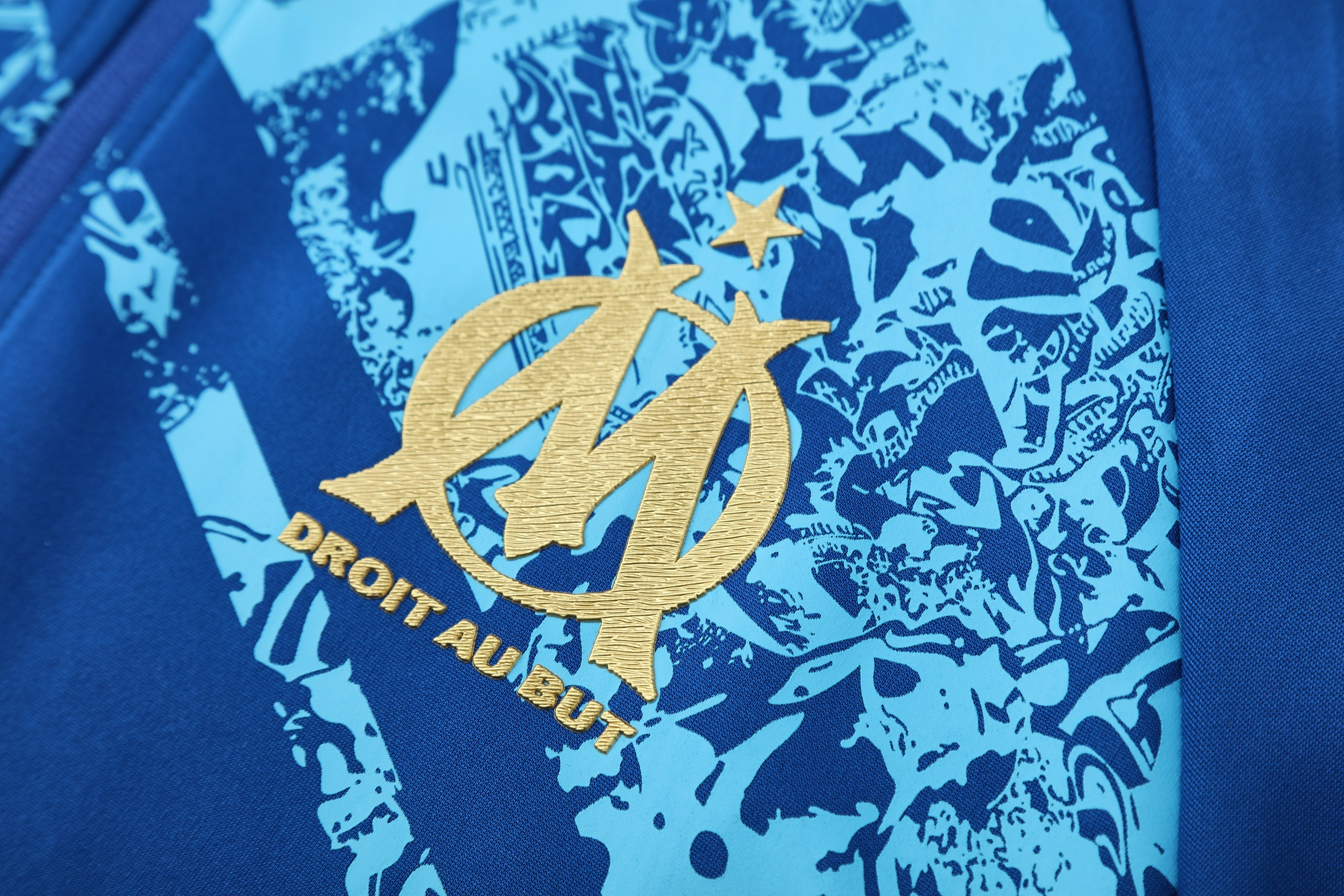 Marseille Retro Training Kit (Jacket+Pants) Blue 2025/26