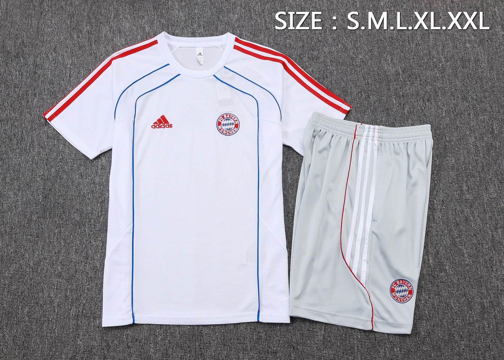Bayern Munich Training Jersey Kit White 2025/26
