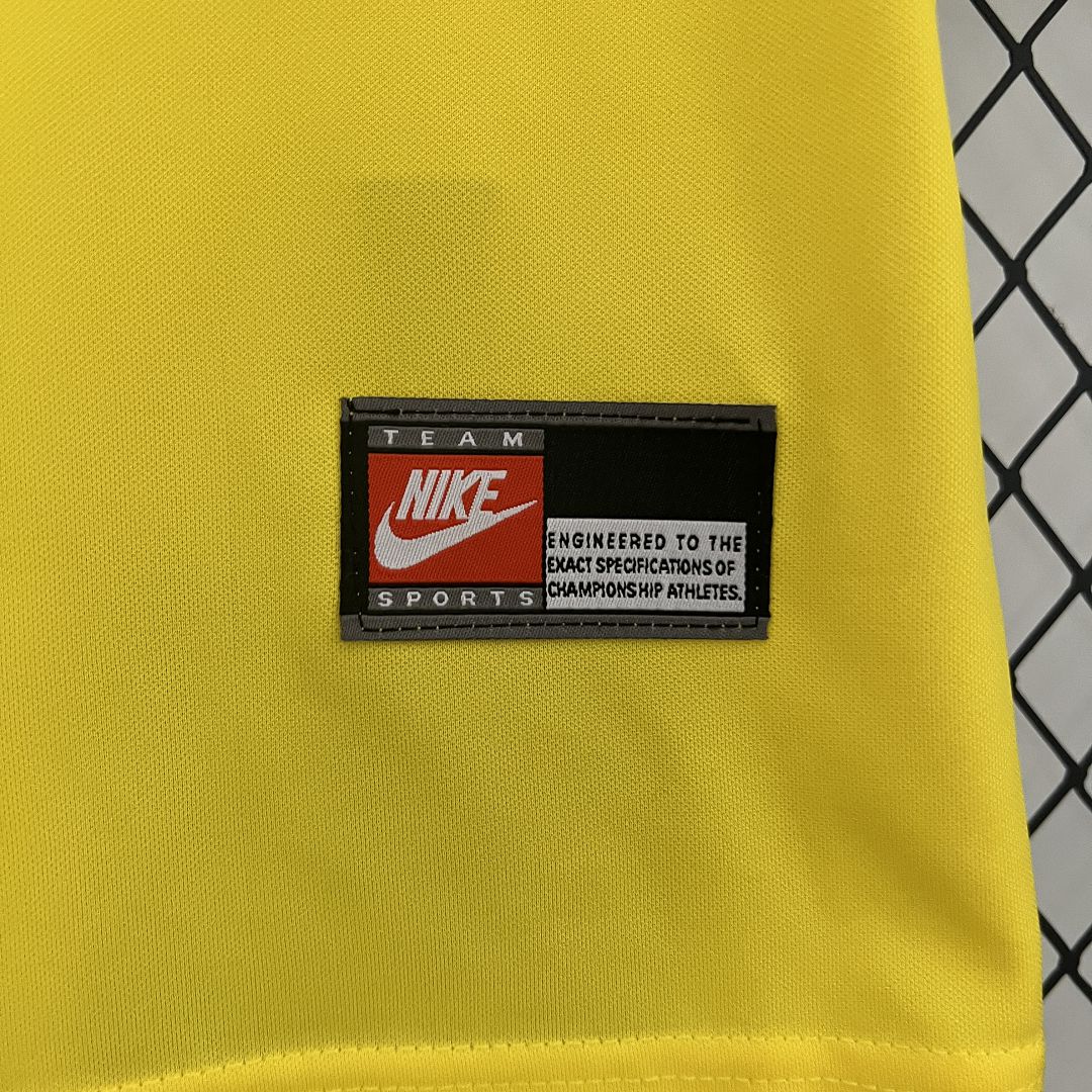 Brazil Retro Jersey Home Uniform Kids Kit Jersey+Shorts World Cup 1998