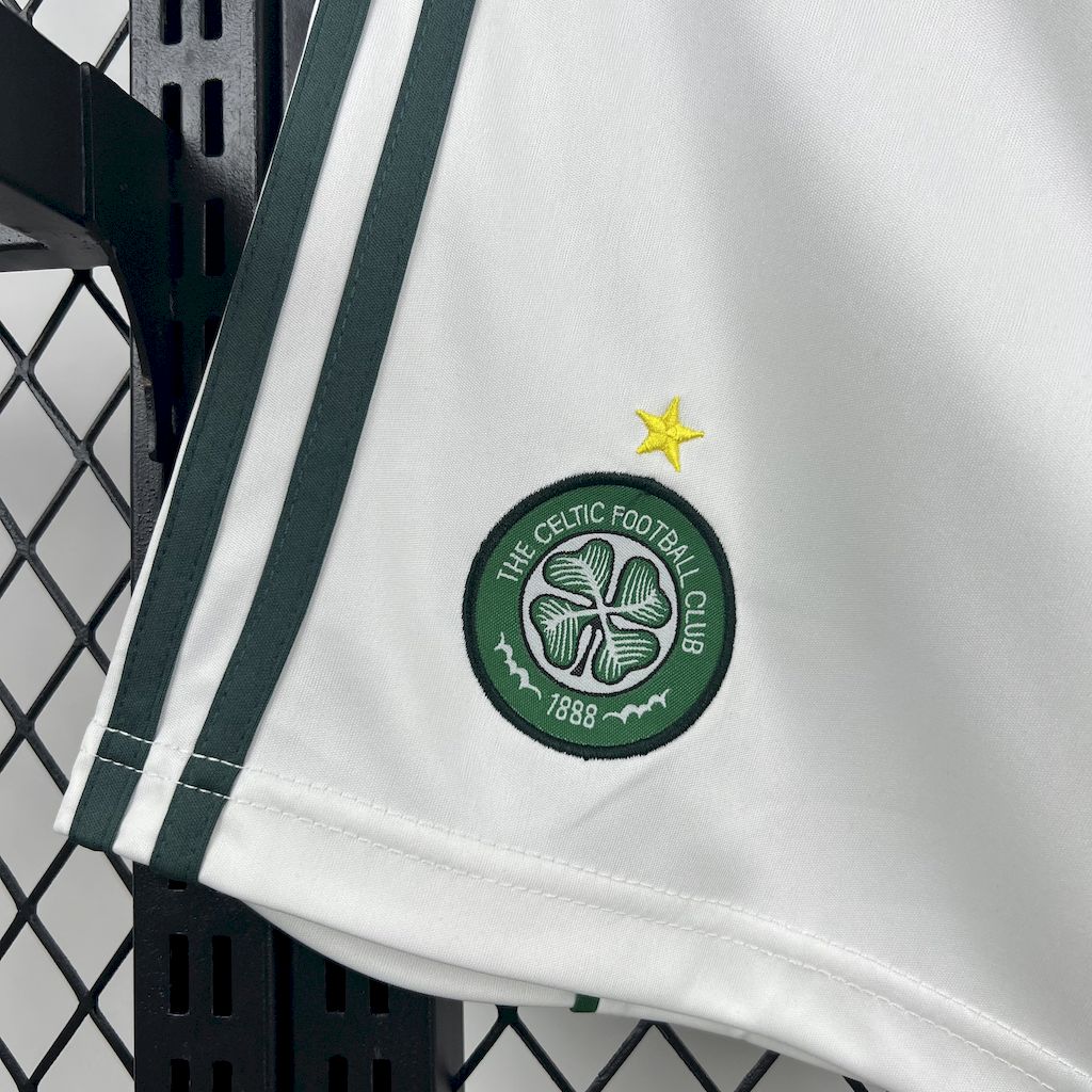 Celtic Soccer Jersey Home Custom Shorts 2025/26