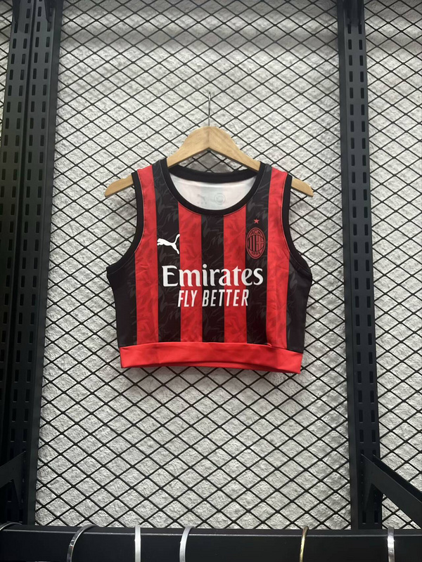 AC Milan Soccer Jersey Home Women's Vest 2025/26