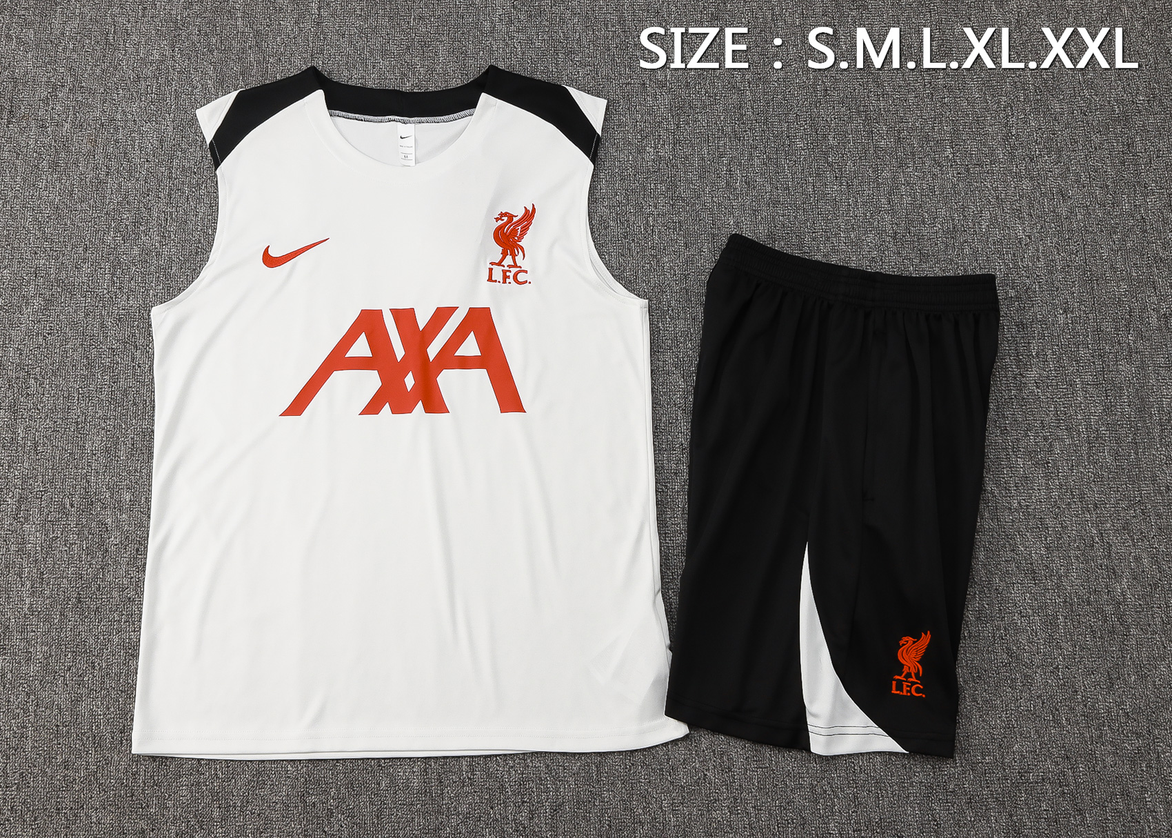 Liverpool Sleeveless Training Kit White 2025/26