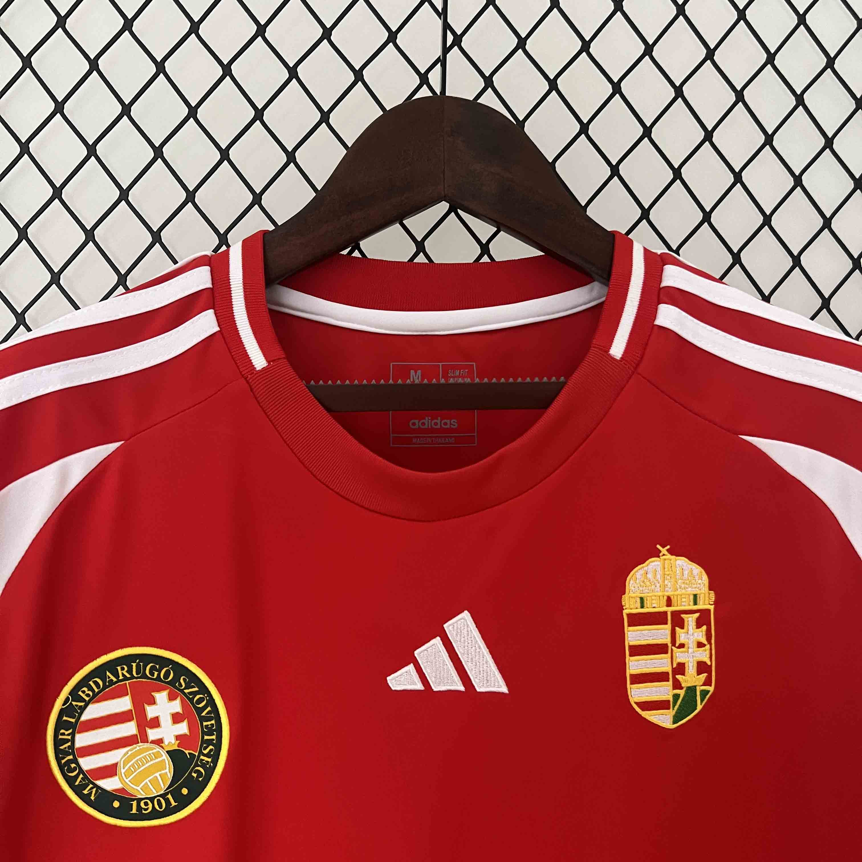 Hungary Soccer Jersey Home Custom Shirt EURO 2024