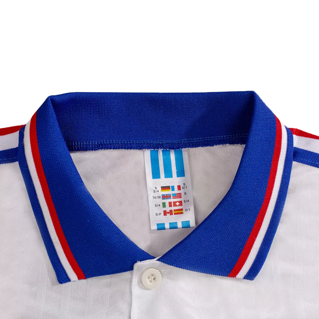 France Retro Soccer Jersey Away Custom Shirt World Cup 1994
