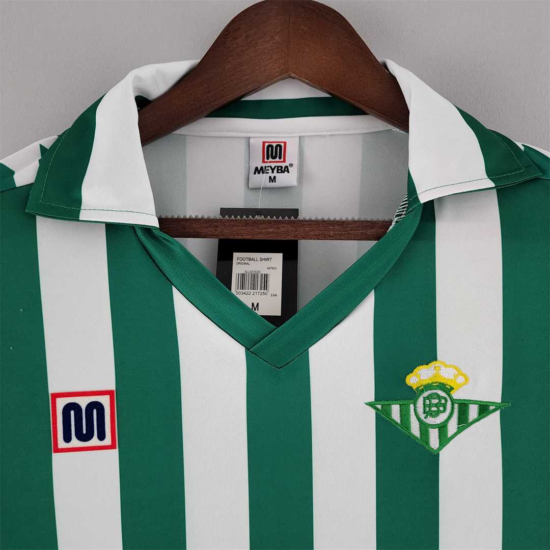Real Betis Retro Jersey Home Soccer Shirt 1982/85