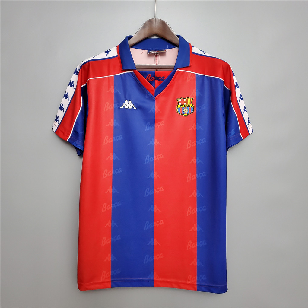 Barcelona Retro Jersey Home Soccer Shirt 1992/95