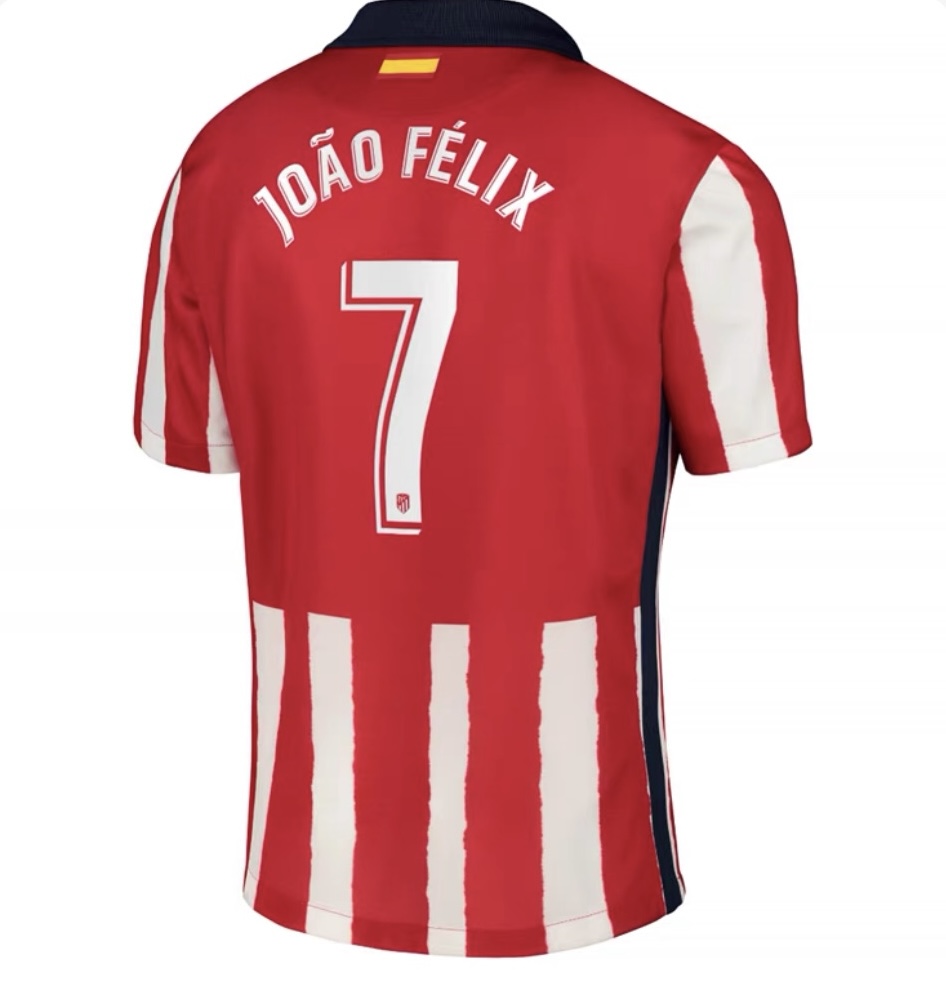 Atletico Madrid Retro Soccer Jersey Home Shirt 2020/21