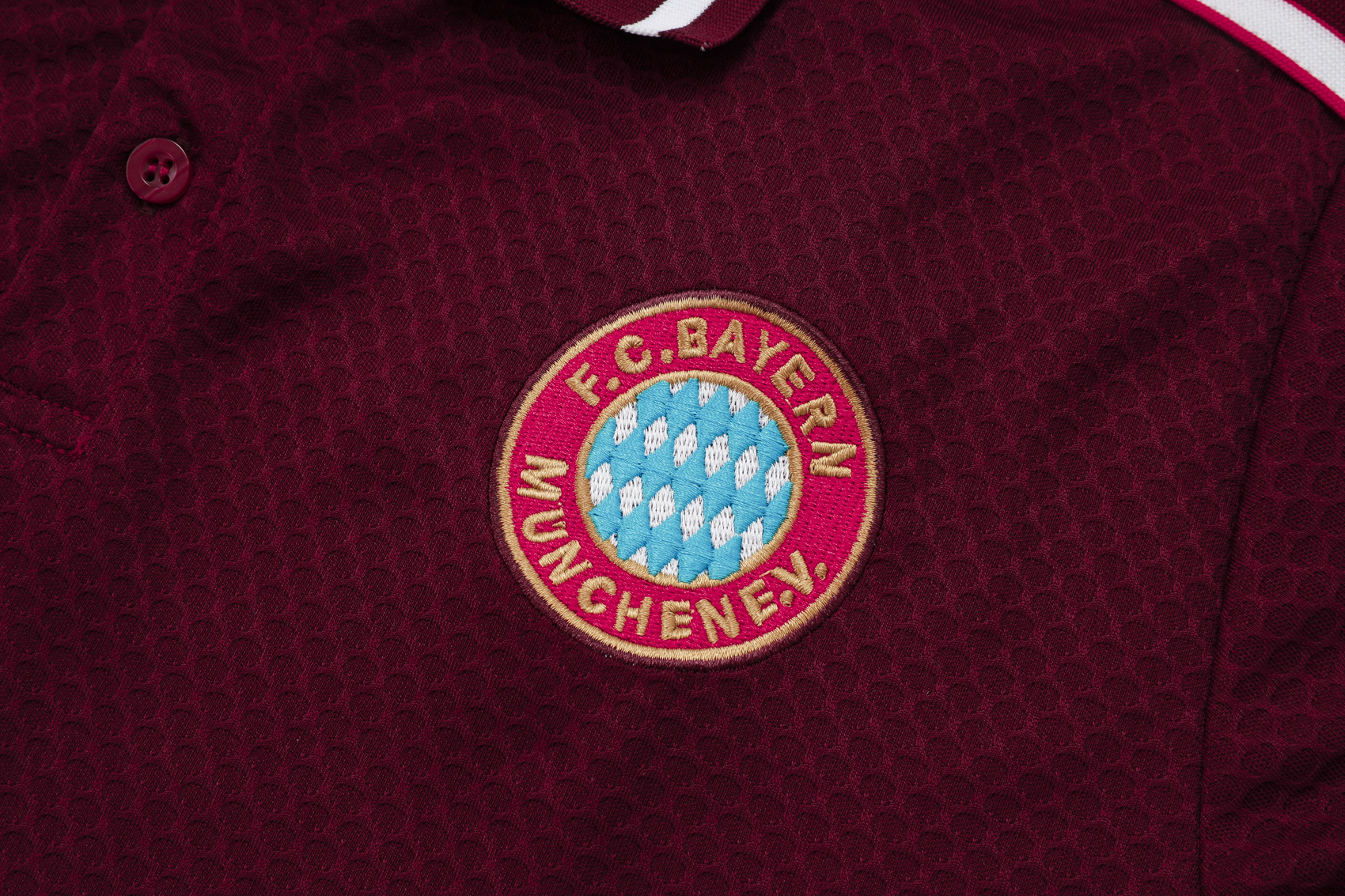 Bayern Munich Training Kit (Polo+Pants) Deep Red 2025/26