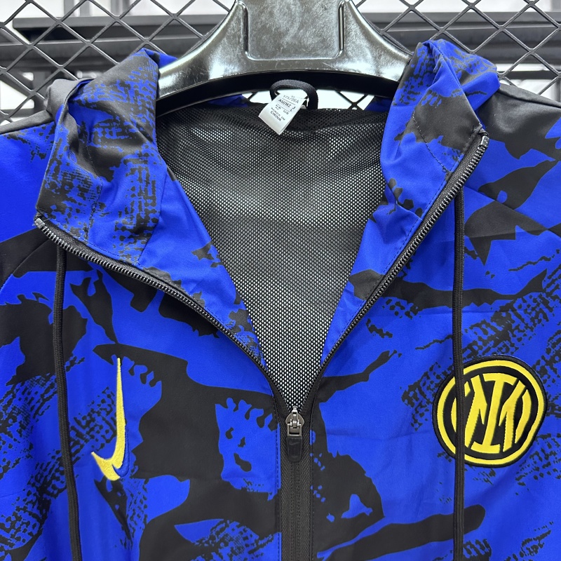 Inter Milan Windbreaker Jacket Blue&Black 2025/26