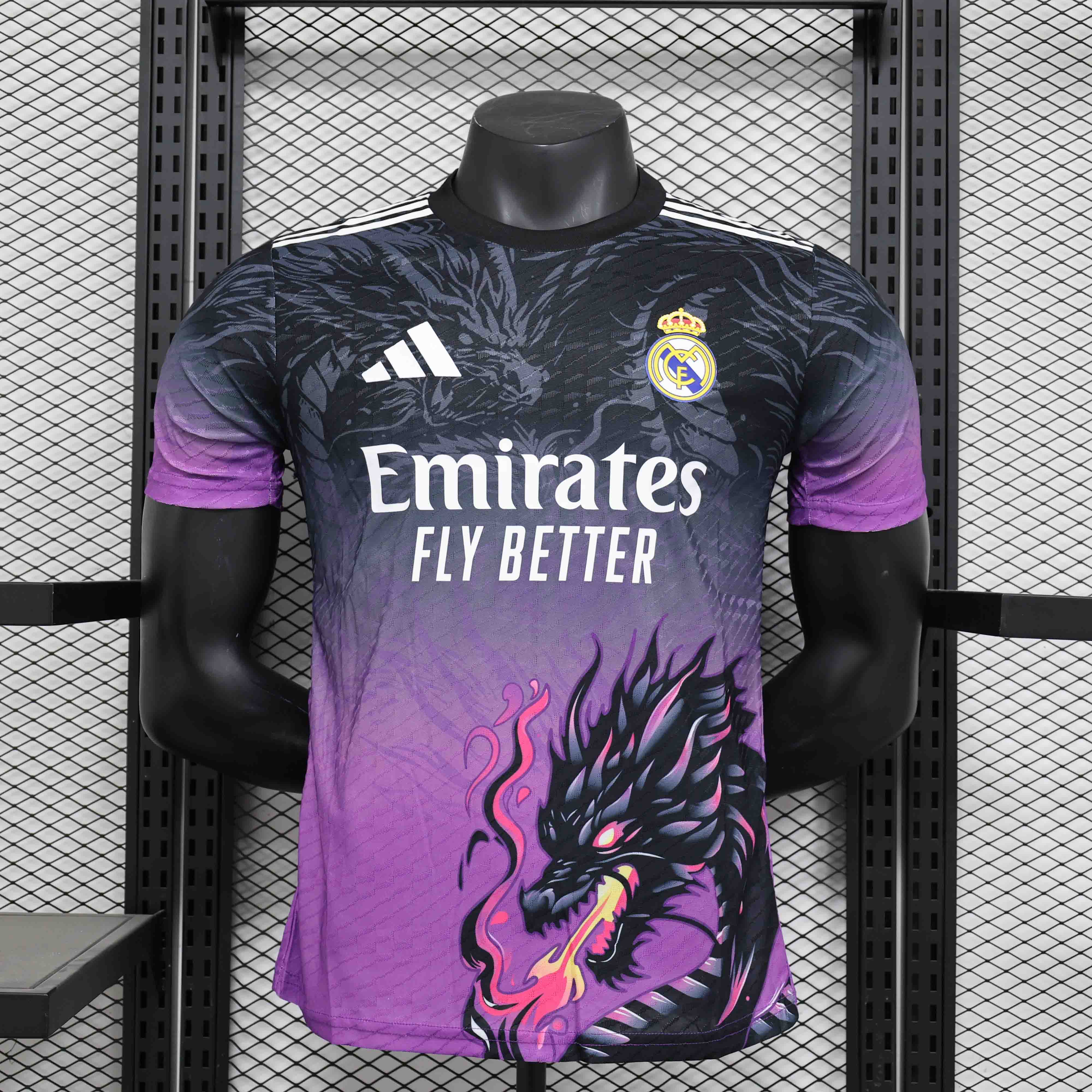 Real Madrid Authentic Soccer Jersey Dragon Special Edition Shirt 2024/25