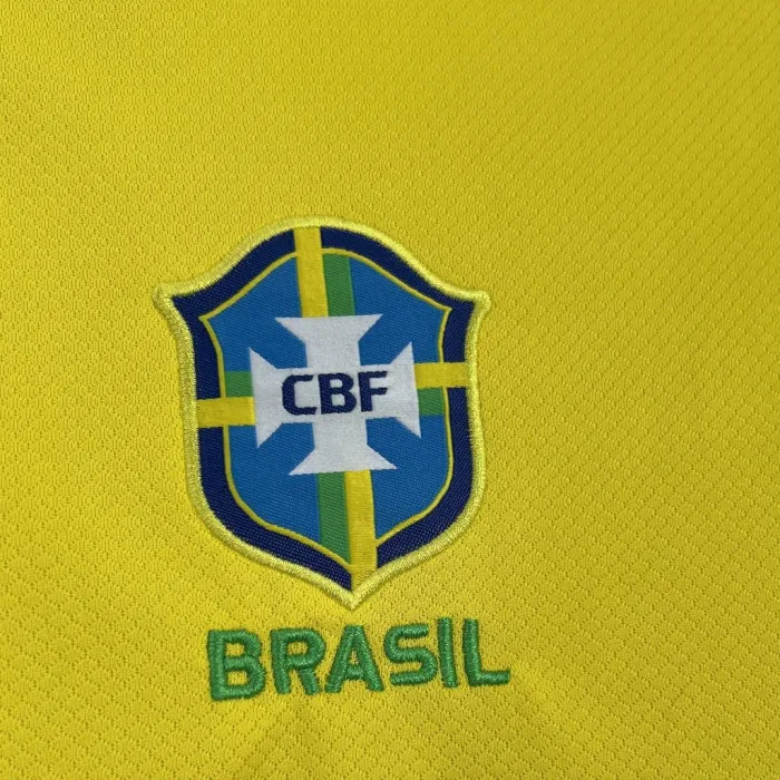 Brazil Soccer Jersey Home Women's Custom Shirt 2025