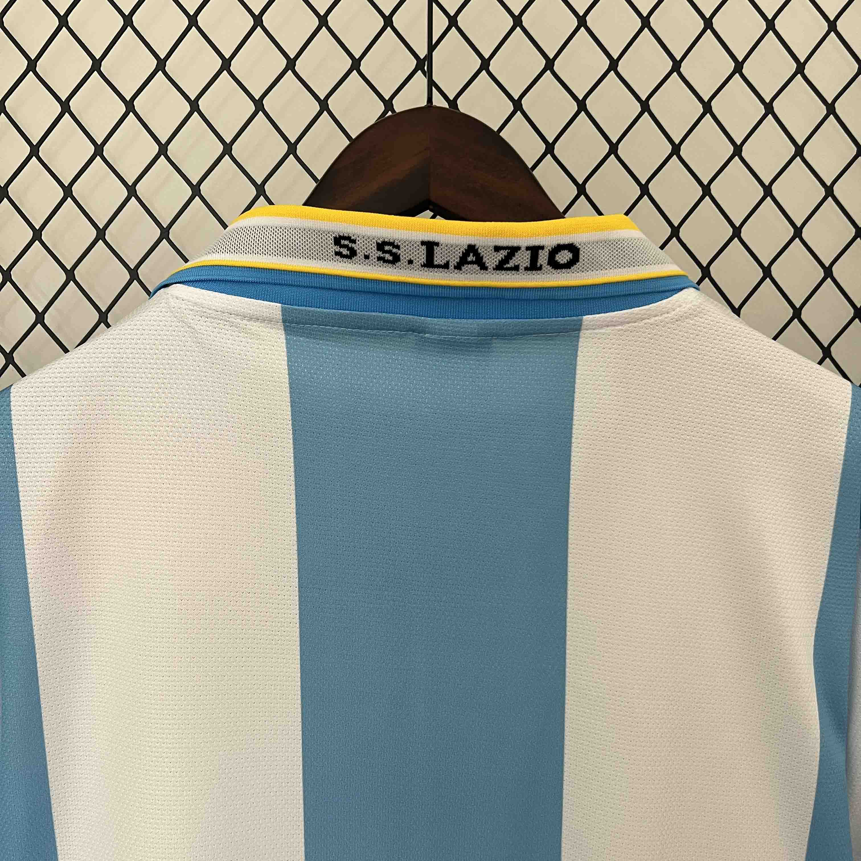 Lazio Retro Soccer Jersey Home Custom Shirt 1999-00