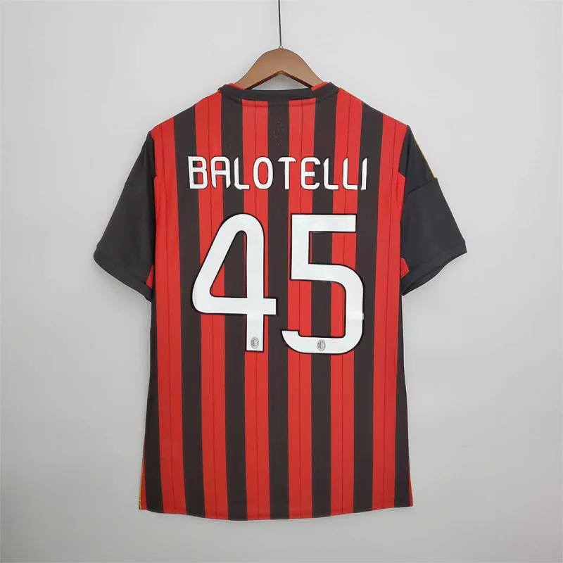 AC Milan Retro Soccer Jersey Home Custom Shirt 2013/14