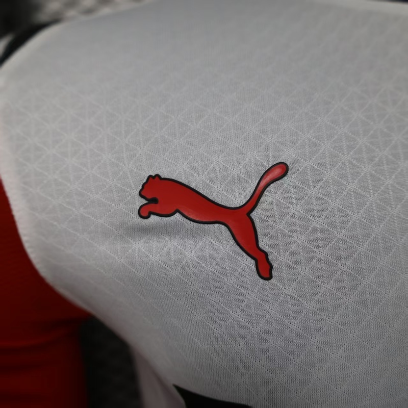 AC Milan Authentic Soccer Jersey Away Long Sleeve Shirt 2025/26