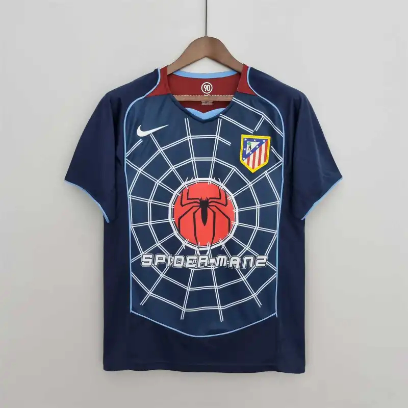 Atletico Madrid Retro Soccer Jersey Away Shirt 2004/05