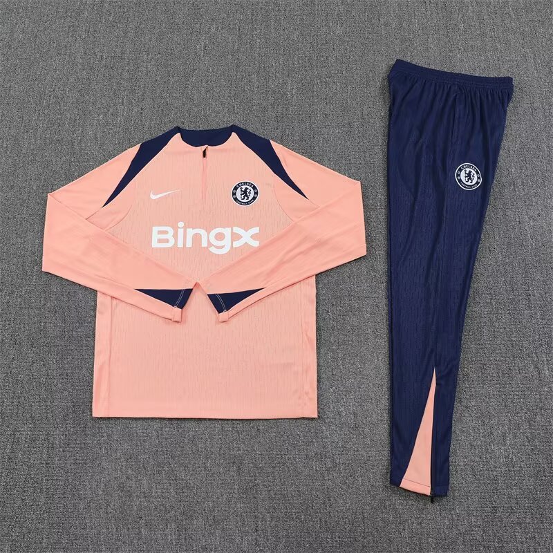 Chelsea Authentic Training Kit (Sweatshirt+Pants) Orange 2025/26 - Player Version