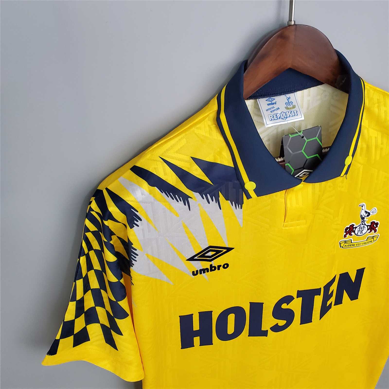 Tottenham Hotspur Retro Football Jersey Away Custom Shirt 1992/94