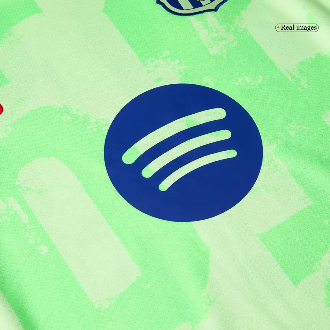Barcelona Soccer Jersey Third Away Custom Shirt 2024/25 Spotify Logo Without Text