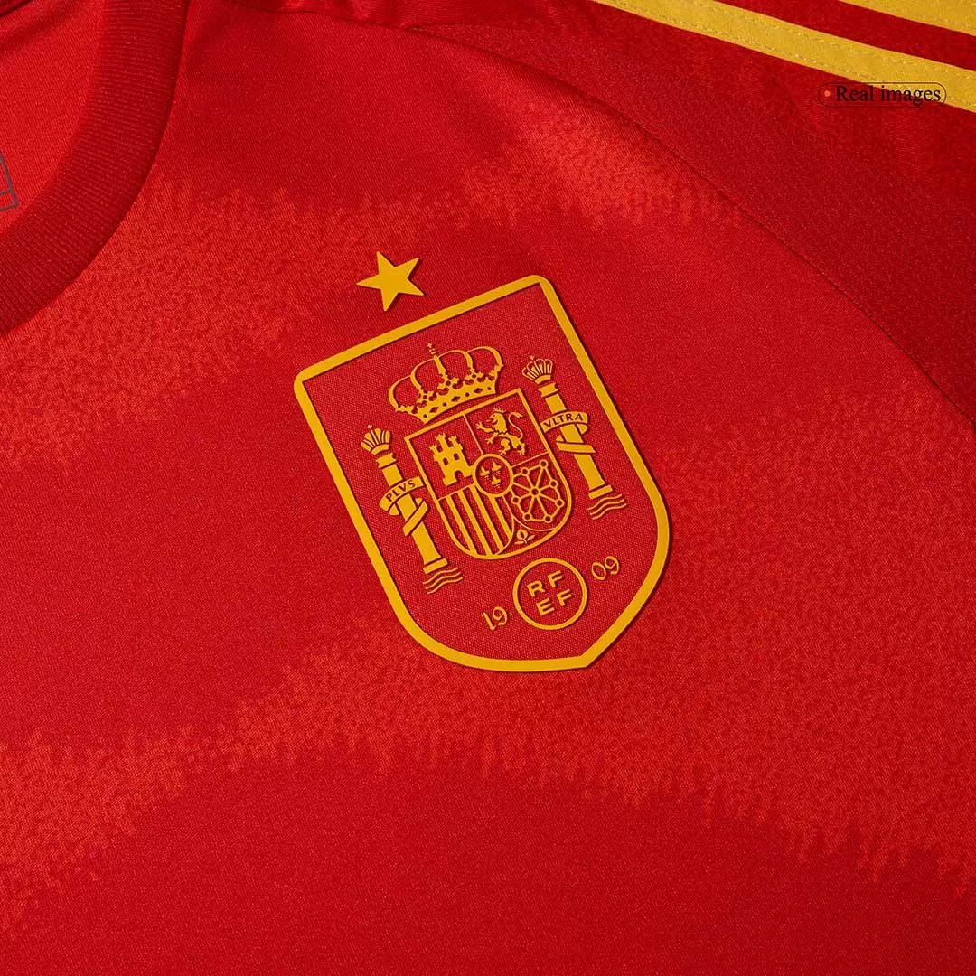 Spain Soccer Jersey Home Custom Shirt EURO 2024