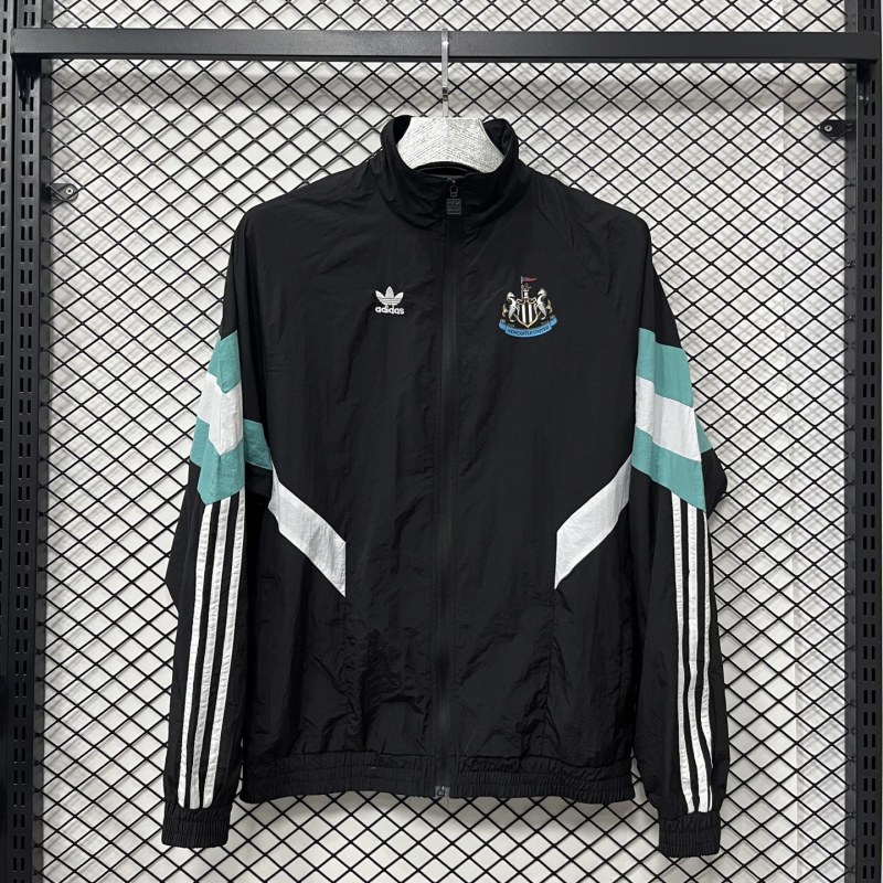 Newcastle United Windbreaker Jacket Black 2025-26