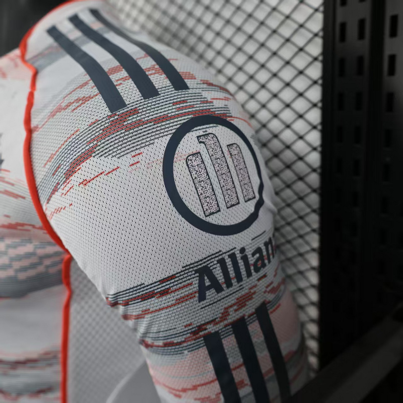 Authentic Bayern Munich Soccer Jersey Away Long Sleeve Shirt 2025/26