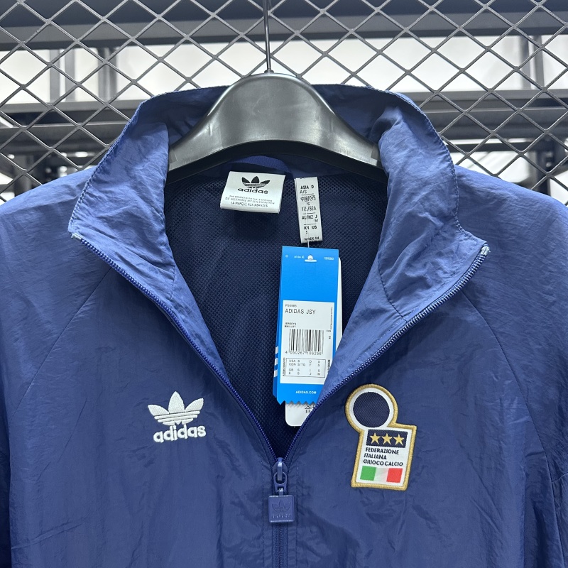 Italy Windbreaker Jacket Blue 2025