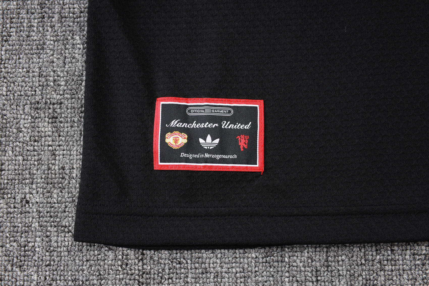 Manchester United Training Kit (Polo+Pants) Black 2025/26