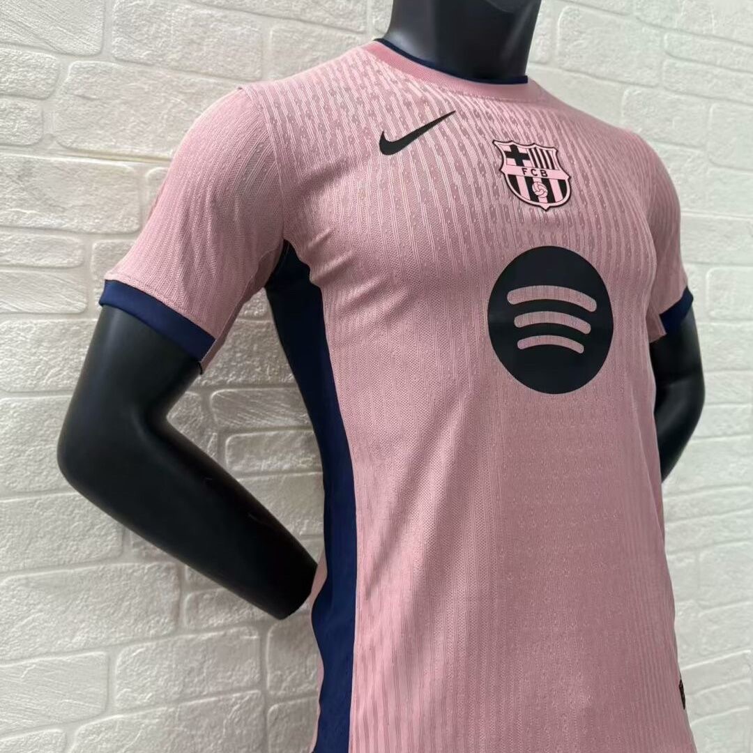 Authentic Soccer Jersey Barcelona Third Away Pink Shirt 2025/26