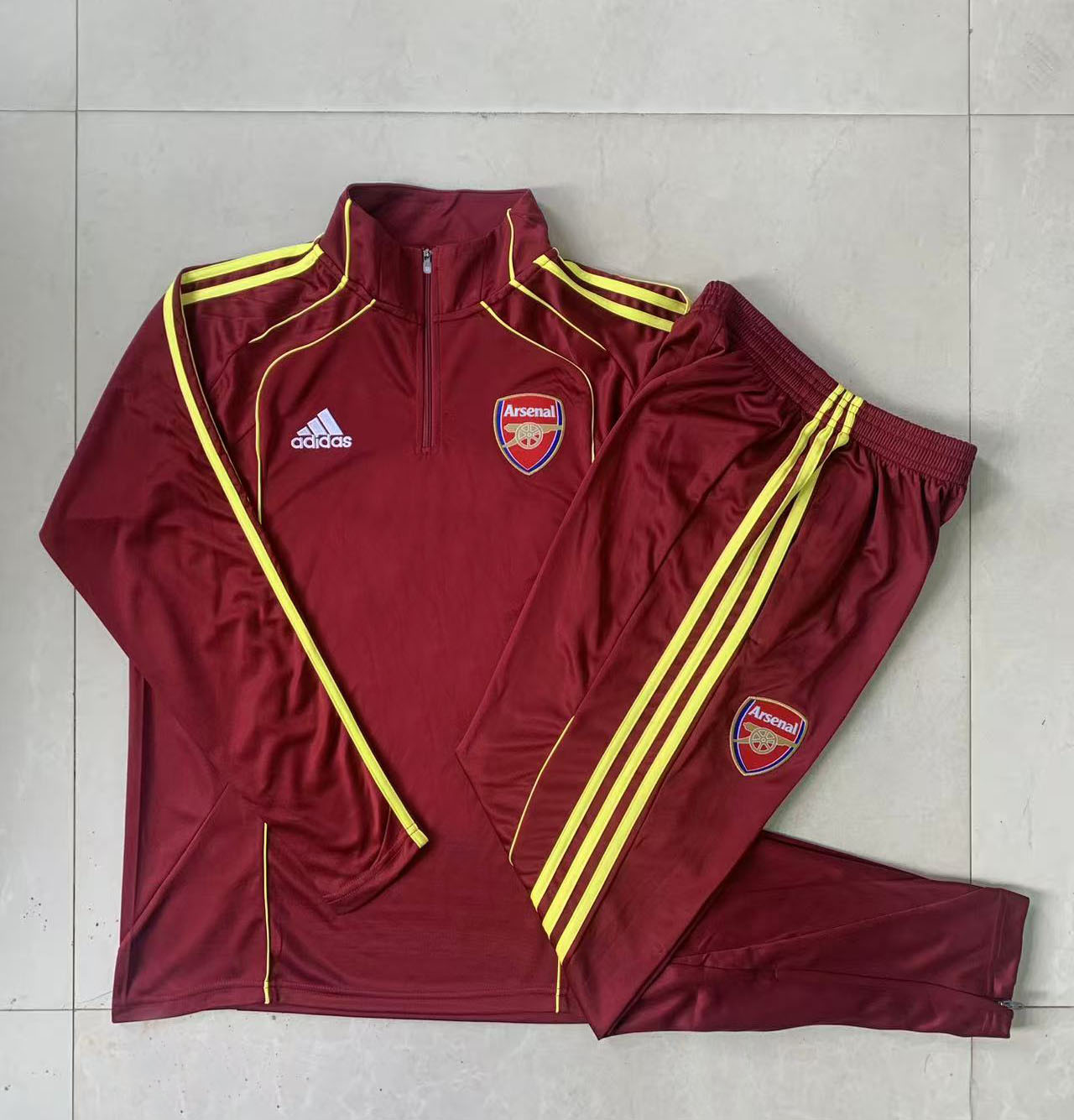 Kids Arsenal Training Kit (Sweatshirt+Pants) Red 2025/26