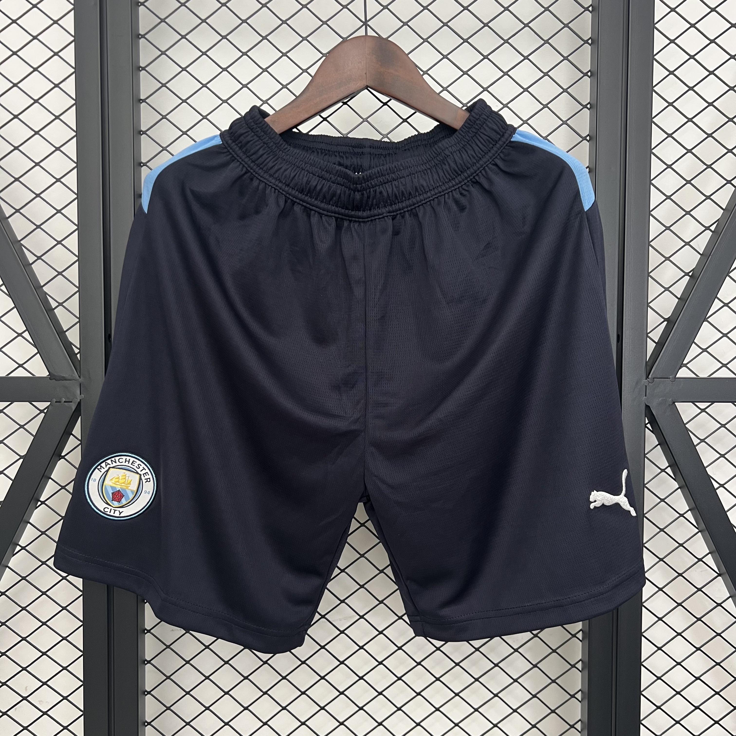 Manchester City Black Football Shorts 2025/26