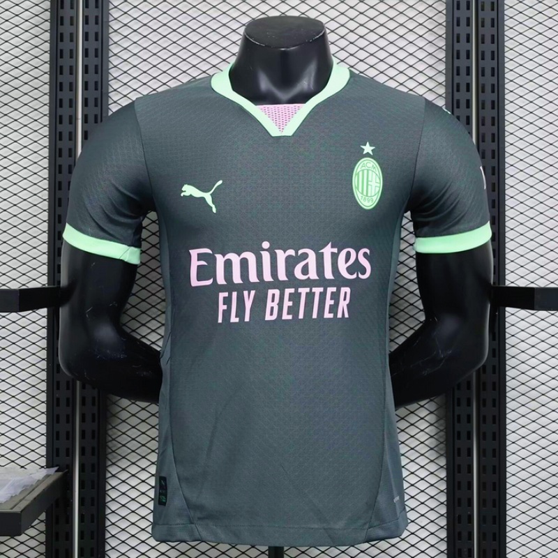 AC Milan Authentic Soccer Jersey Third Away Shirt 2024/25