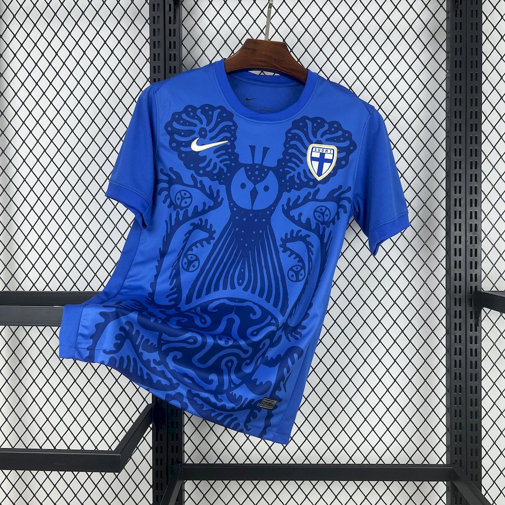Finland Soccer Jersey Away Custom Shirt 2025