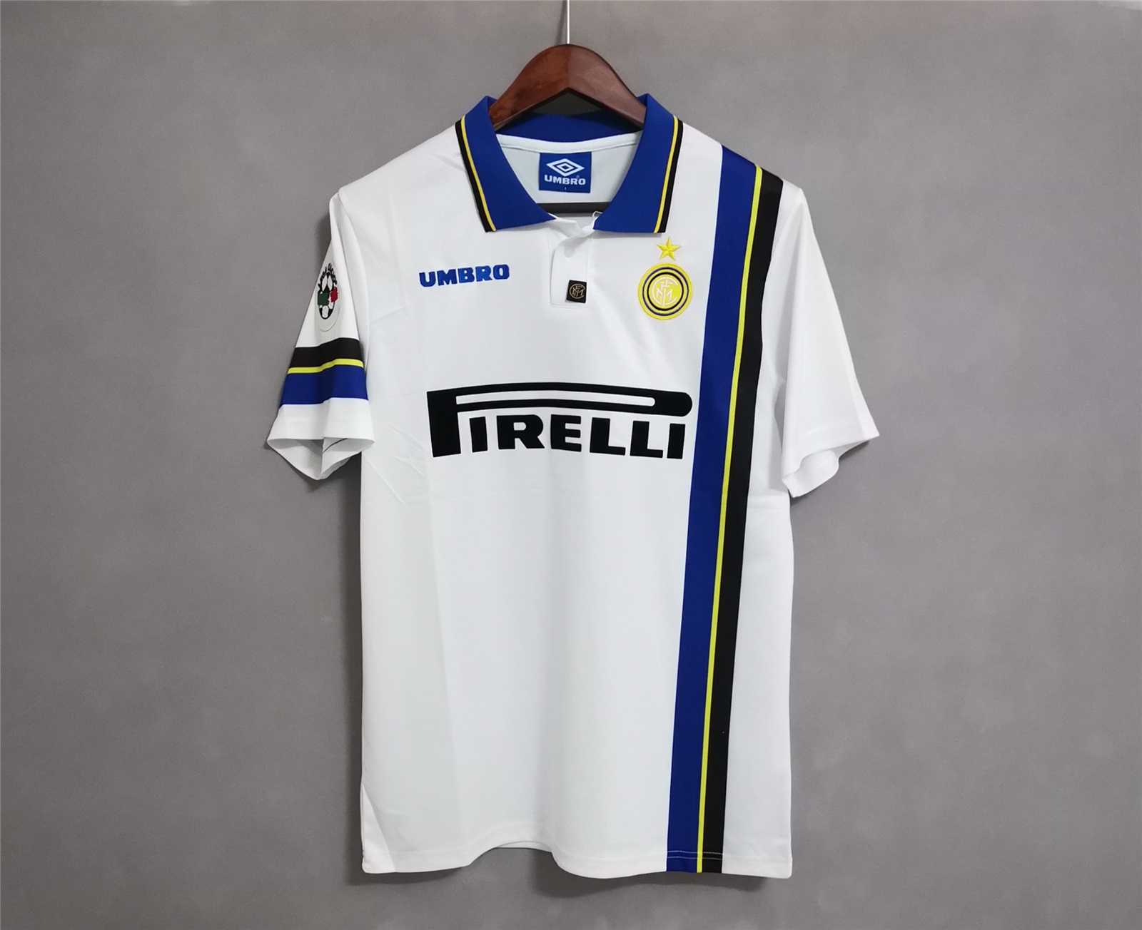 Inter Milan Jersey Custom Away Soccer Jersey 1997/98