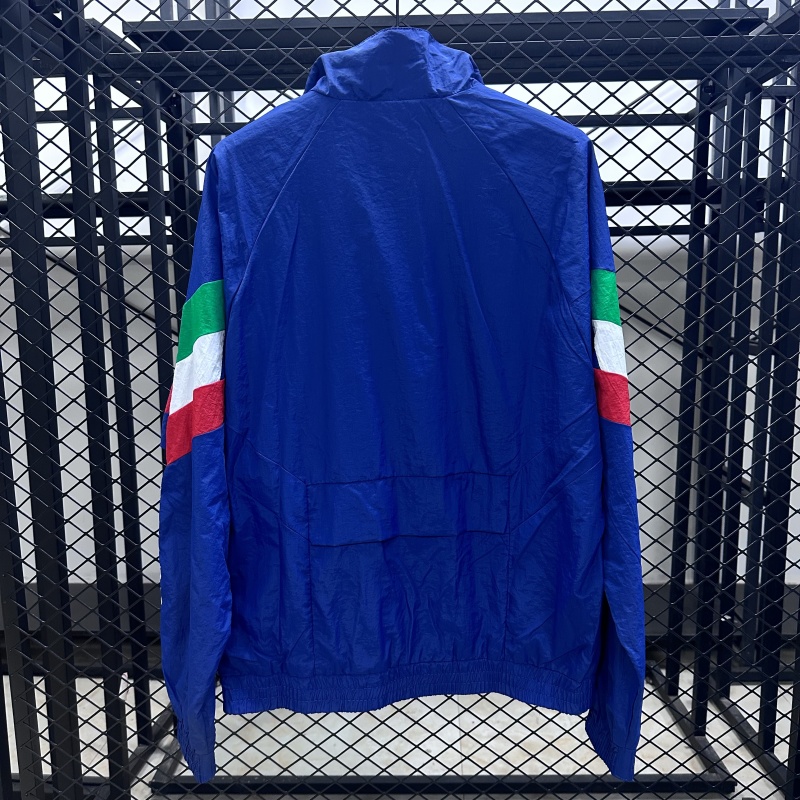 Italy Windbreaker Jacket Blue 2025